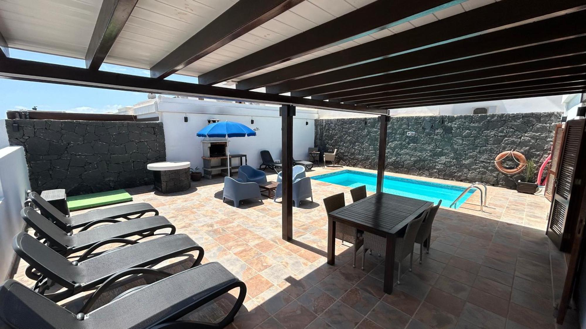 Villa Citrus - Playa Blanca, Private Heated Pool, Air Conditioner Exterior foto